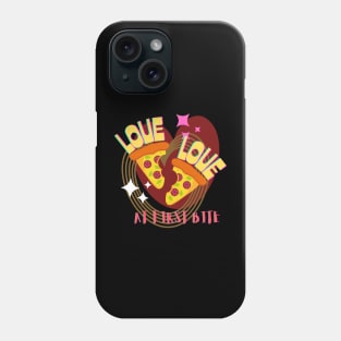 Pizza Lover : Love at first bite Phone Case