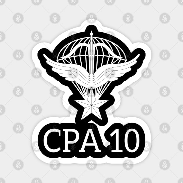 Emmanuel Macron Sweat CPA 10 Logo CPA10 Magnet by Tshirtiz