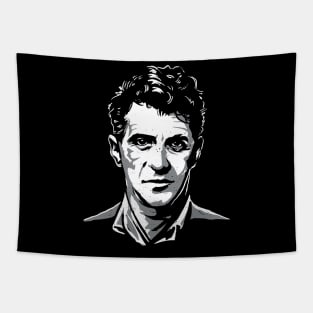 Ludwig Wittgenstein monochromatic Tapestry