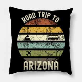 Road Trip To Arizona, Family Trip To Arizona, Holiday Trip to Arizona, Family Reunion in Arizona, Holidays in Arizona, Vacation in Arizona Pillow
