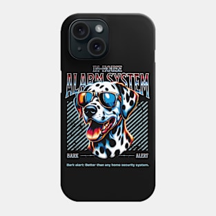 Bark Alert Dalmatian Dog Phone Case