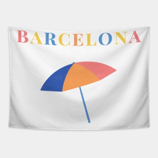 Barcelona Pastel Colour Sunbrella Holiday Tapestry