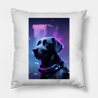 DOG CYBERPUNK Pillow