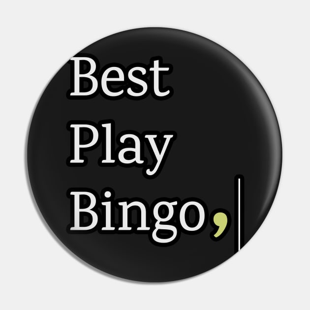 Best Play Bingo Pin by WhatsDax