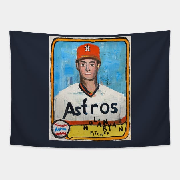 Nolan Ryan Tapestry by ElSantosWorld