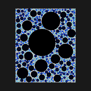 Random Tiling Blue T-Shirt