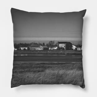 Maisonnette Fishing Village in New-Brunswick, Canada V4 Pillow