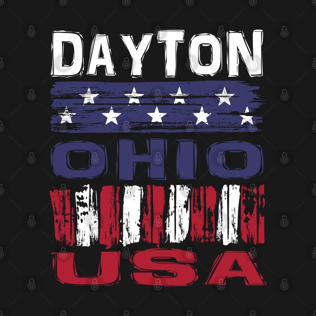 Dayton Ohio USA T-Shirt by Nerd_art