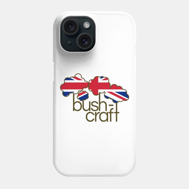 Bushcraft United Kingdom flag Phone Case by mailboxdisco