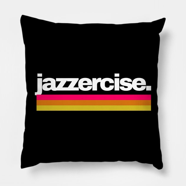 Jazzercise Pillow by Tea Time Shop