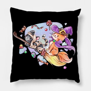 Cute Halloween Cats Pillow