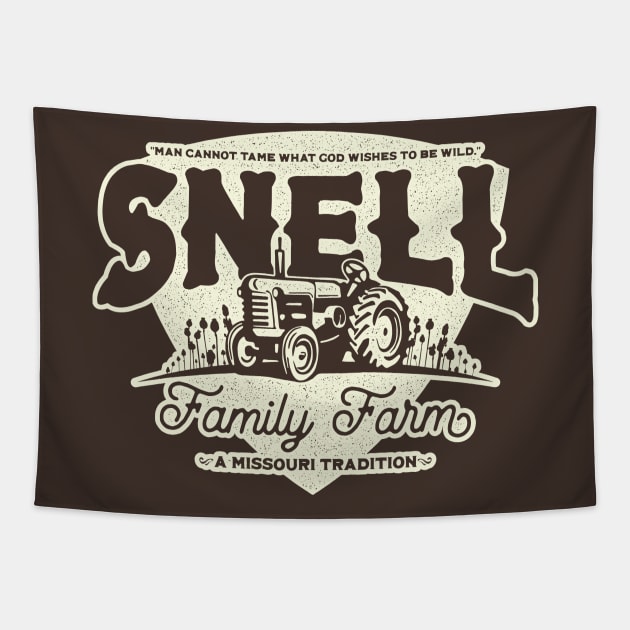 Snell Family Farm Tapestry by Pufahl