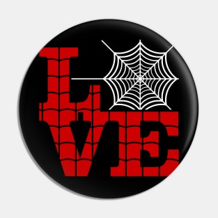 LOVE Spidey Pin