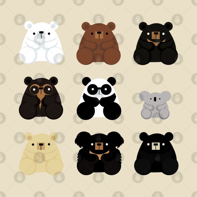 Types of bears by KatherineBlowerDesigns