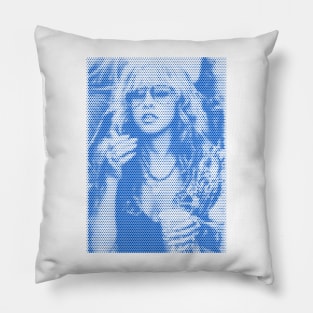 stevie nicks blue Pillow