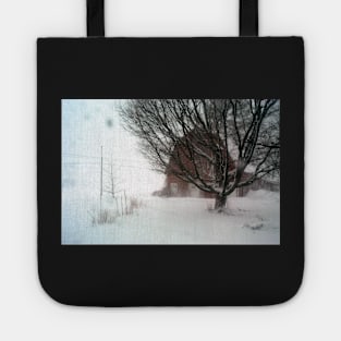 Barn in Winter Tote