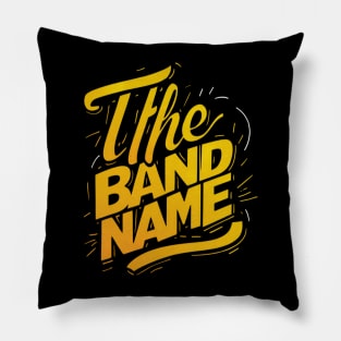 The Band Name AJR Gradient colors Pillow
