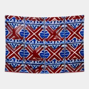 Union Jack Flag AI Design Tapestry