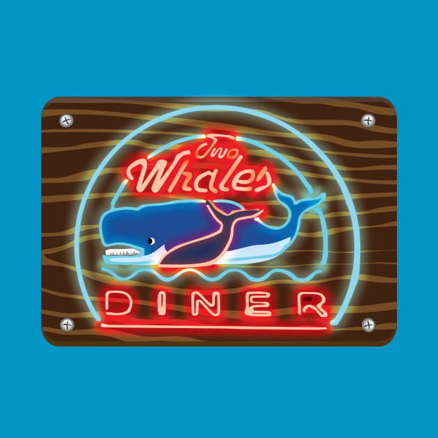 Two Whales Diner By Annsaltypaw