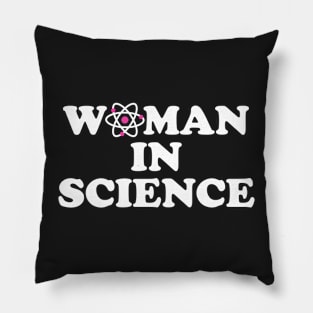 Woman In Science Pillow