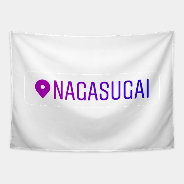 Nagasugai Instagram Location Tag Tapestry by RenataCacaoPhotography