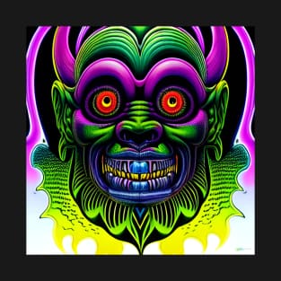 Retro SciFi Monsters: Trippy Horror 240 T-Shirt