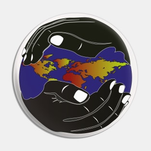 SAVE WORLD Pin