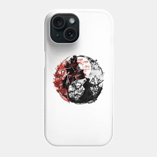 Yin e yang samurai Phone Case