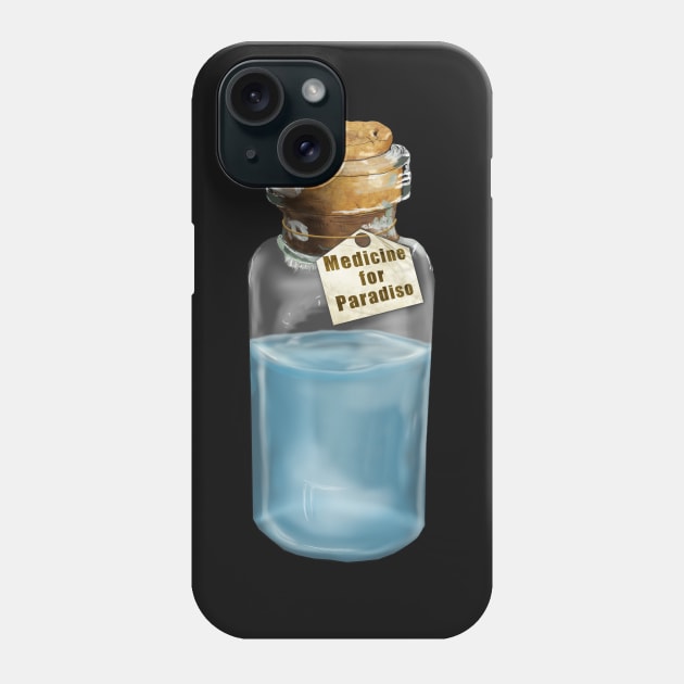 Medicine for Paradiso Phone Case by drawnexplore