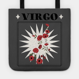 Floral Zodiac: Astrology Sign Virgo Tote