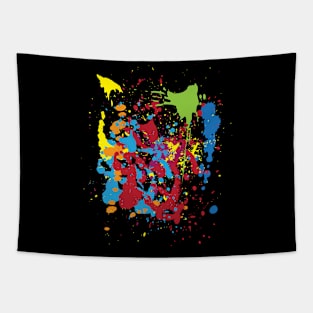 Splash Painting Print Pretty Abstract Splatter Colors Tapestry