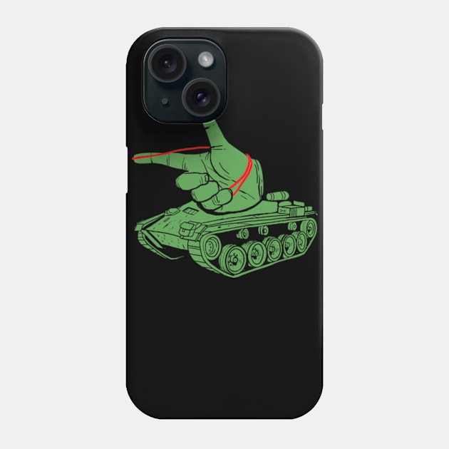 Rubber Artillery Phone Case by Madkobra