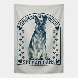 German Shepherds Shenanigans Tapestry