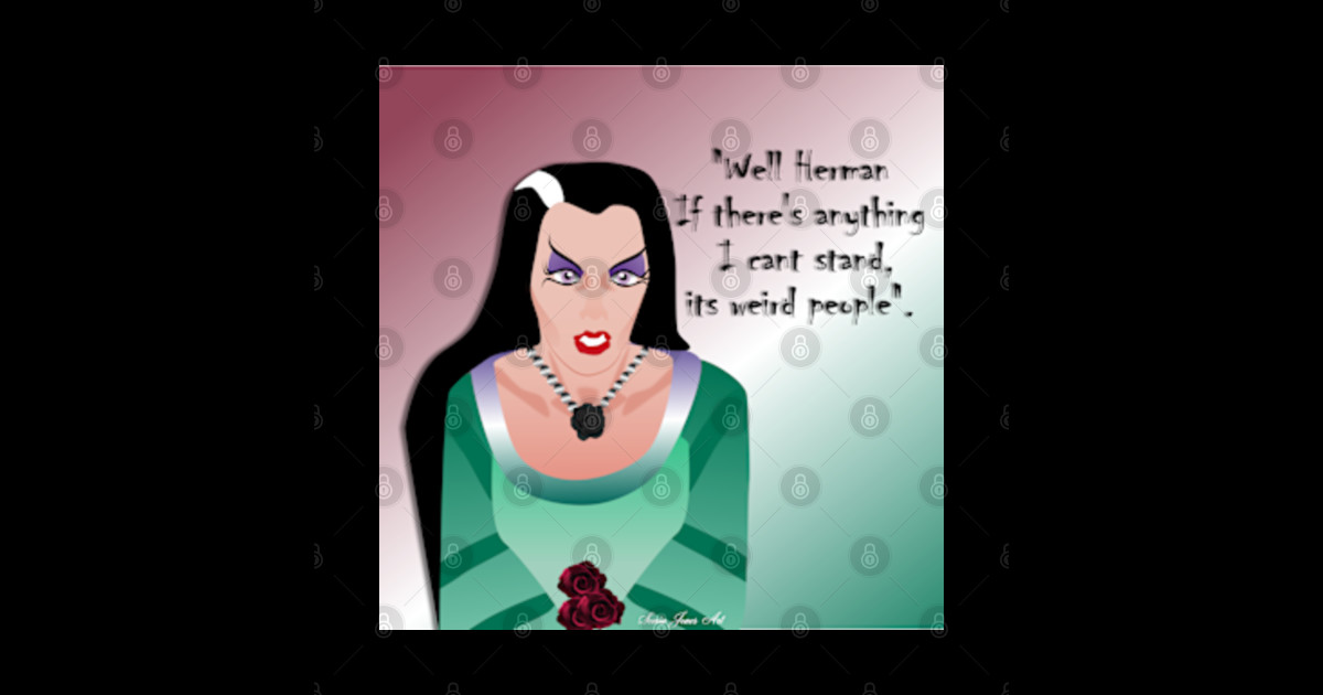 Lilly munster Munsters Sticker TeePublic