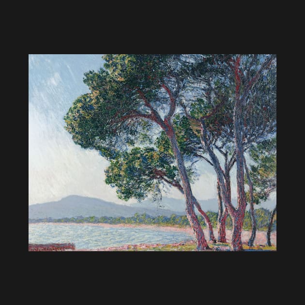 Beach of Juan-les-Pins by Claude Monet by Classic Art Stall