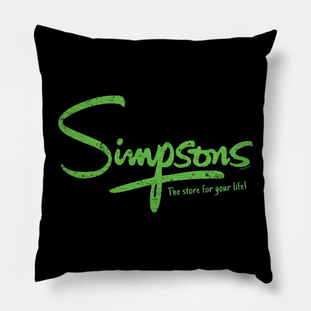 Simpsons Department Store (worn) [Rx-Tp] Pillow by Roufxis