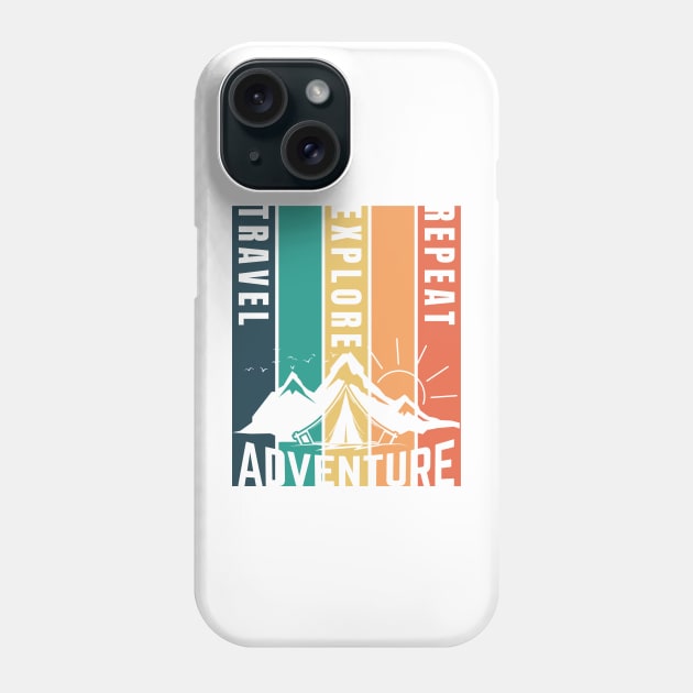 Adventure, Travel Phone Case by Salasala