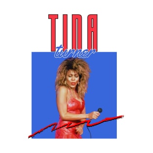 Tina turner///70s retro style fan art T-Shirt