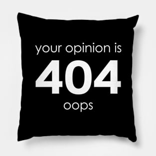 Opinion 404 Pillow