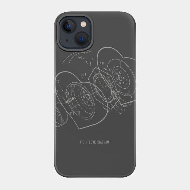 Love Schematics - Love - Phone Case