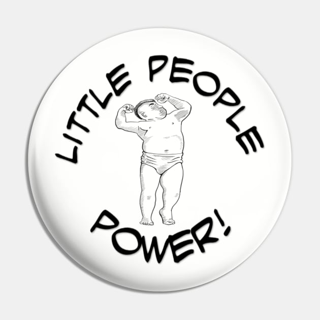 Little People Power Pin by Almost Normal