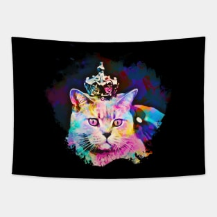 The Cat Queen Tapestry