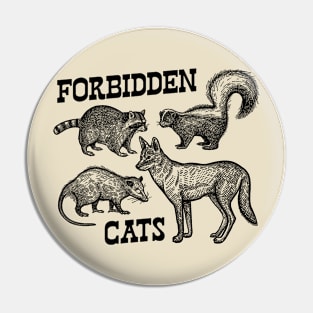 Forbidden Cats Pin