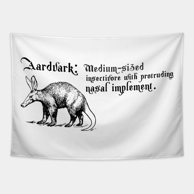 Aardvark Blackadder Tapestry by Popmosis Design