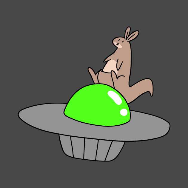 UFO Kangaroo by saradaboru