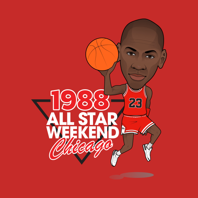Michael Jordan 1988 All Star Weekend by dbl_drbbl