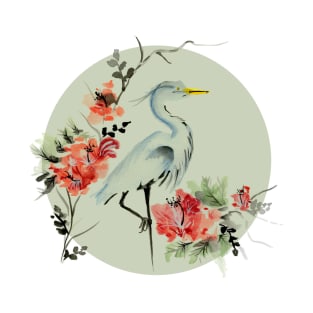 Crane Vignette T-Shirt