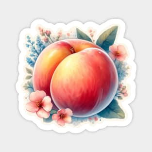 Peach Blossom Symphony Magnet