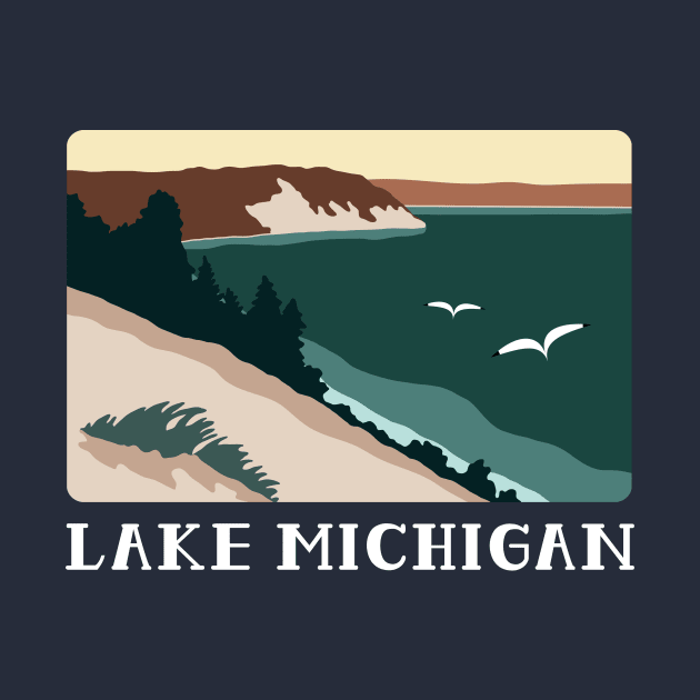 Lake Michigan Minimalist by GreatLakesLocals