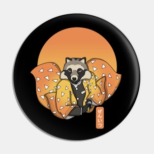 Demon Slayer Tanuki Pin